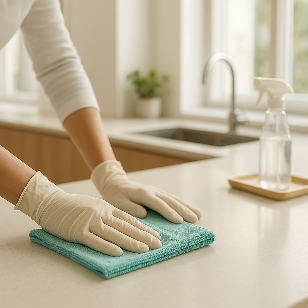 Reinigung einer Wohnung in Wien